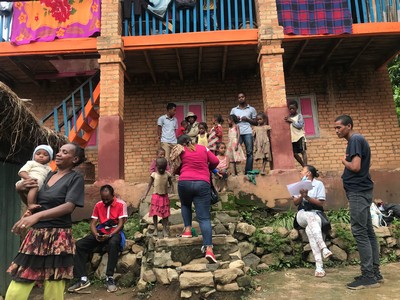 bambini nei villaggi visitati dagli agenti nutrizionali